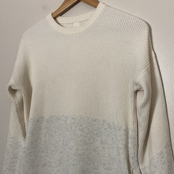 Lululemon Restful Intention Sweater Heathered Light Ivory Wool Cashmere - Picture 6 of 16